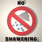 No Showering